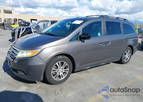 2013 Honda Odyssey Ex-L from USA, damaged, VIN 5FNRL5H63DB026961